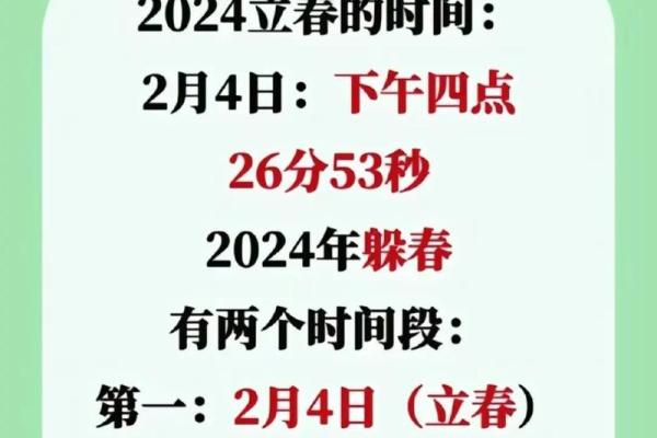 2024年躲春的具体时辰和生肖
