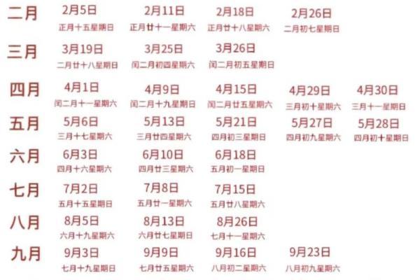 2024年2月份订婚黄道吉日