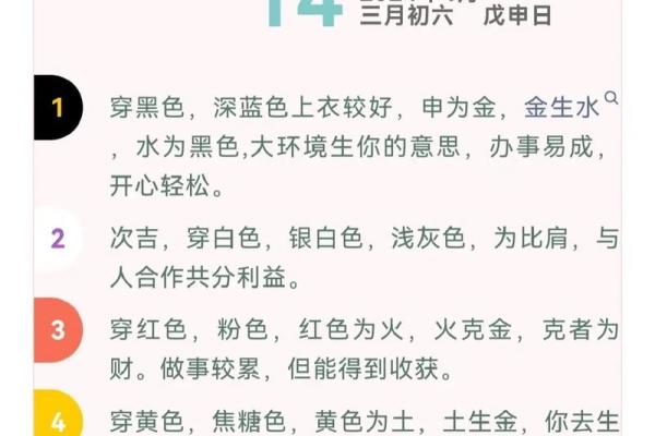 2025年3月24日穿衣五行