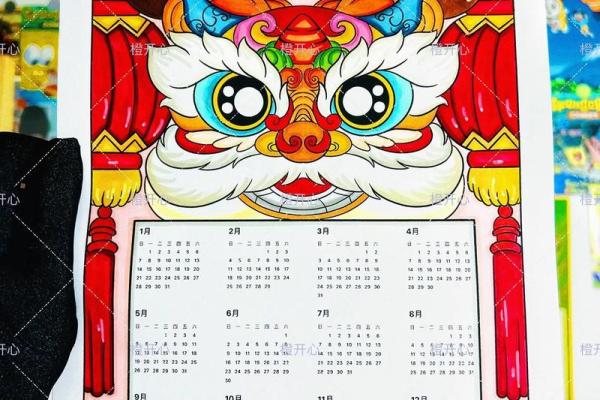 2020年日历表手抄报