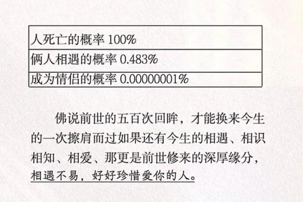 缘分的最好解释_缘分的最好解释命中注定的相遇与相知
