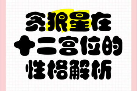 夫妻宫贪狼 夫妻宫贪狼解析婚姻运势与性格影响全揭秘