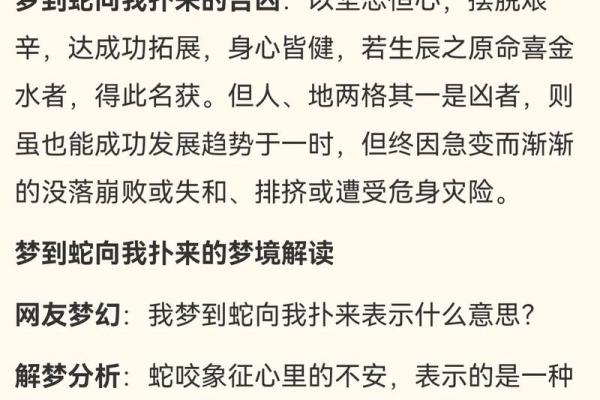 梦到被蛇追着跑预示着什么