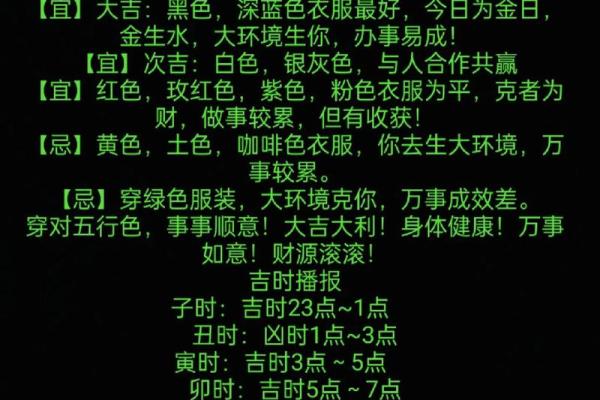 2025年3月10日每日五行穿衣