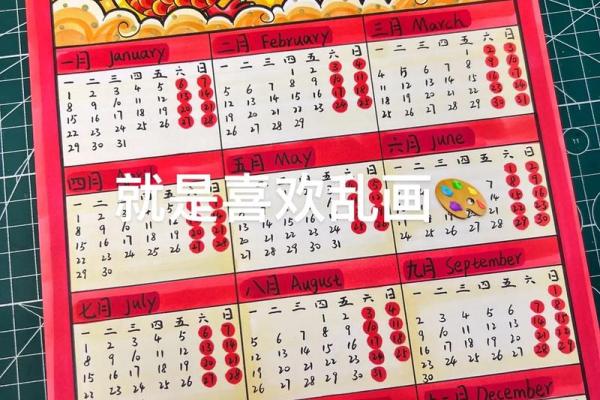 2022年日历手抄报怎么画