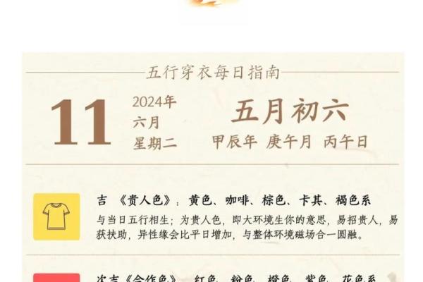 2025年4月6五行穿衣分享查询