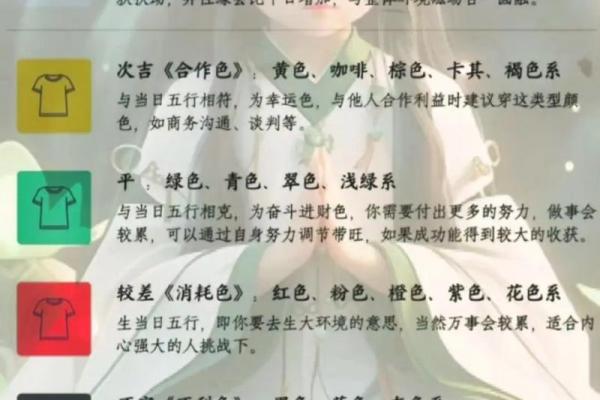 每日穿衣五行颜色2025年4月8日(每日穿衣五行颜色运势2025.7.5)