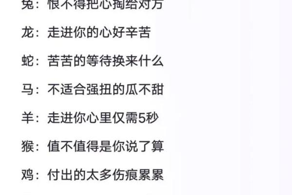 七情六欲打一个生肖