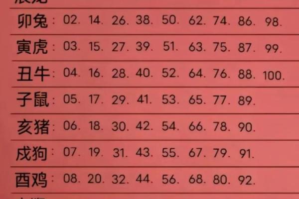 属马年份对照表农历正月至腊月对应公历年份全解析