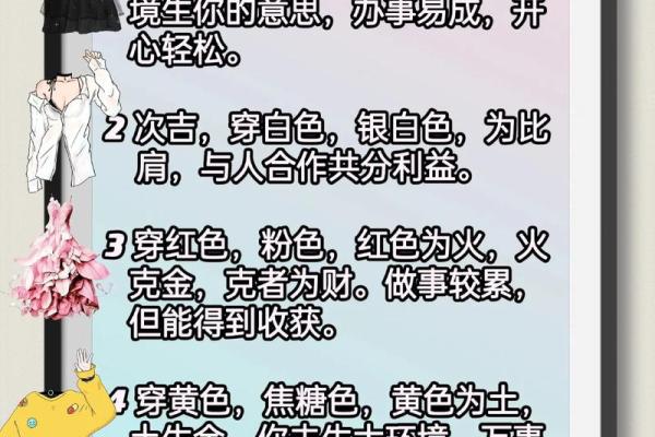 每日穿衣五行颜色运势2025年4月13日