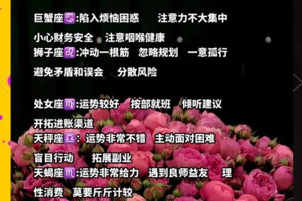 十二星座今日运势_每日运程_查询_十二星座今日运势查询每日运程解析与吉凶指南