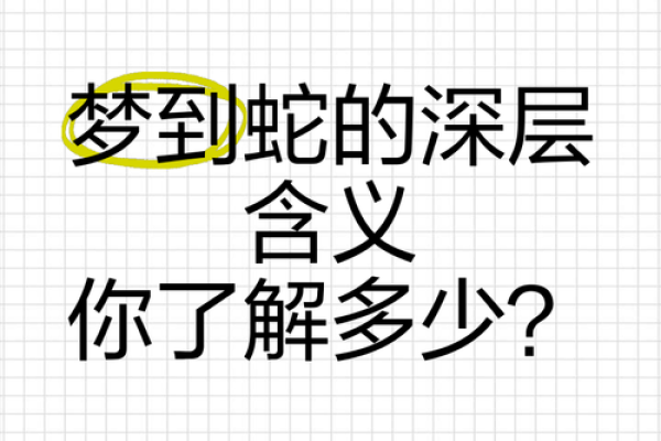 给自己解梦梦见蛇