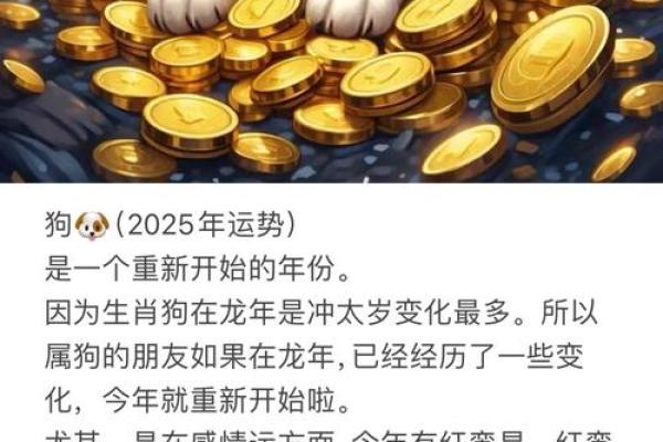 2025年属狗全年运势详解事业财运感情全面解析