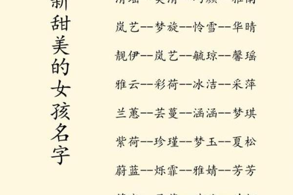 女孩子好听的名字-名字大全-姓名学-华易算命网姓名
