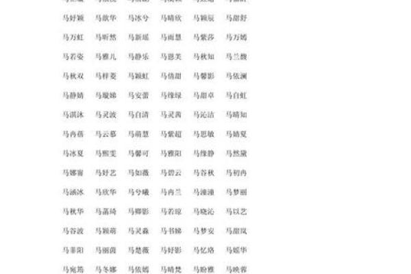 马姓男孩名字大全-马姓男孩起名字大全-马姓名字大全姓名