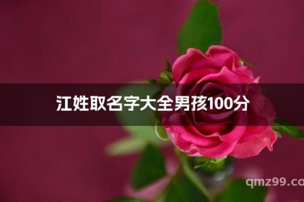 江姓男孩名字大全-江姓男孩起名字大全-江姓名字大全姓名