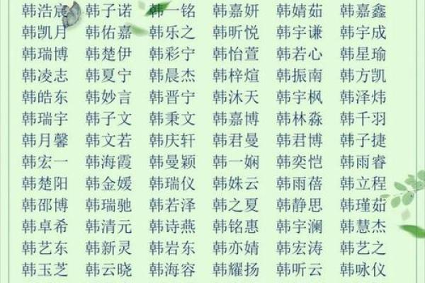 韩姓女孩名字大全-韩姓女孩起名字大全-韩姓名字大全姓名 韩姓女孩名字大全-韩姓女孩起名字大全-韩姓名字大全姓名