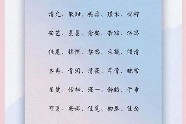 有诗意的女孩名字都有什么-姓名学-华易网姓名