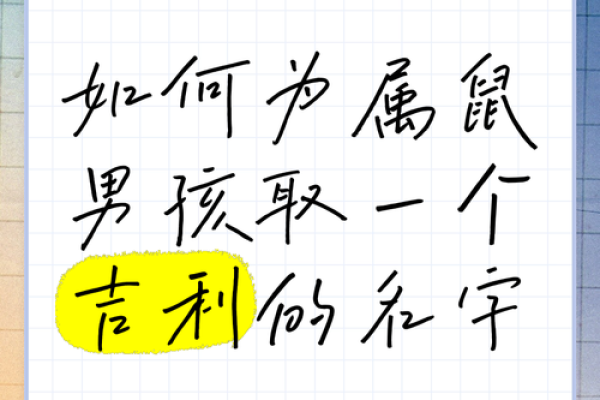 要怎么给晚上12点出生的属鼠男孩起名合适姓名